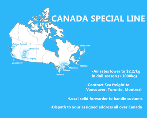 Shanghai Air Cargo Shipping Service to Toronto