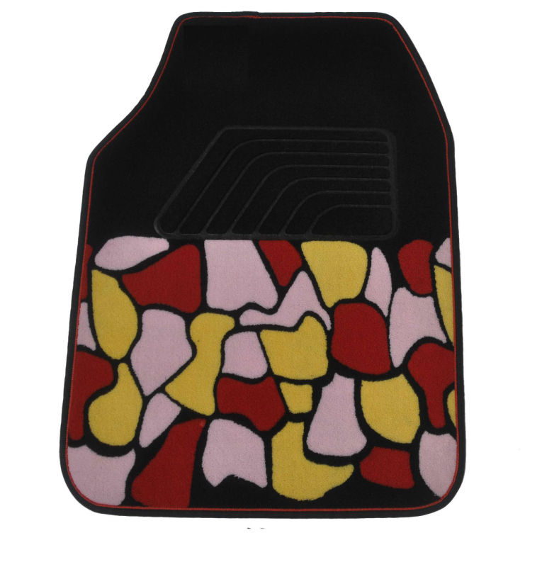 Car Carpet Flat Foot Pad Ribbon Pattern