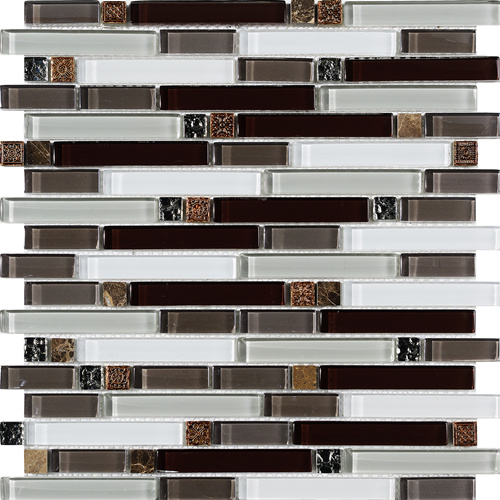 Irregular Natural Surface Wall Tile, Beige Marble Stone Mosaic