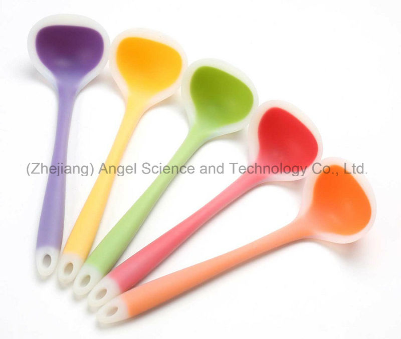 Big Size Hot Sale Translucent Silicone Ladle & Silicone Spoon Sk33