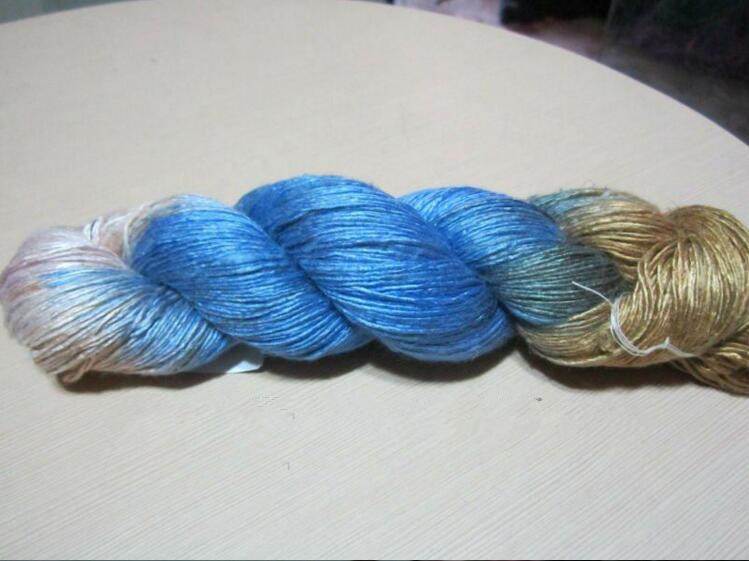 100% Mulberry Dyed Silk Yarn for Hand Knitting