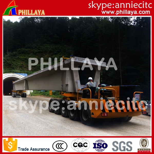 180-250ton Girder Transport Wheeled Vehicle / Trolley Trailer/Girder Trolley