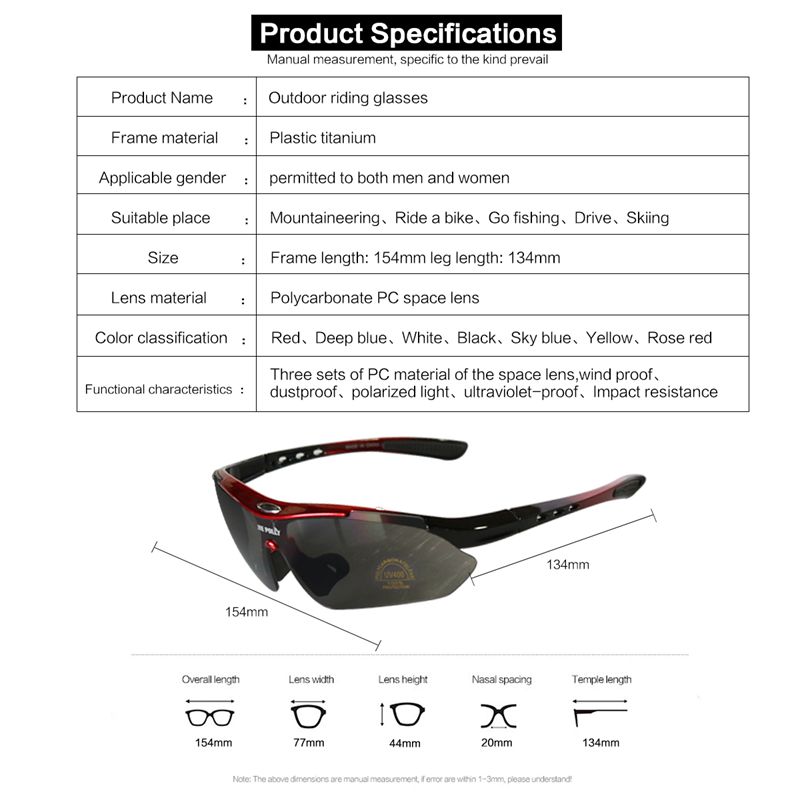 Outdoor Cycling Glasses Sport Glasses Protective Glasses Fashinable Glasses