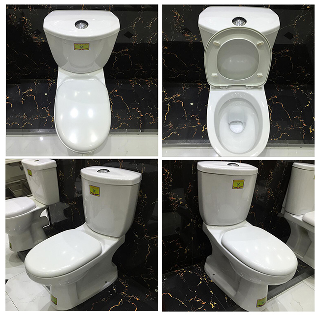 Ceramic Two Piece Toilet Set for Bathroom