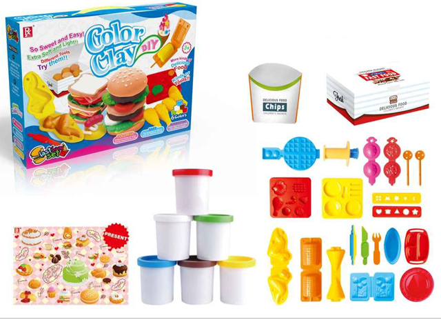 Kids Toy Educational Play Dough Set (H9549004)