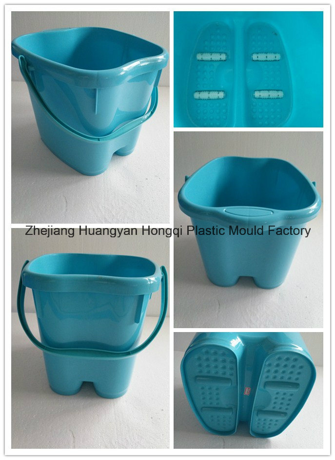 Customized Plastic Foot Tub Injection Mould with ISO Certification