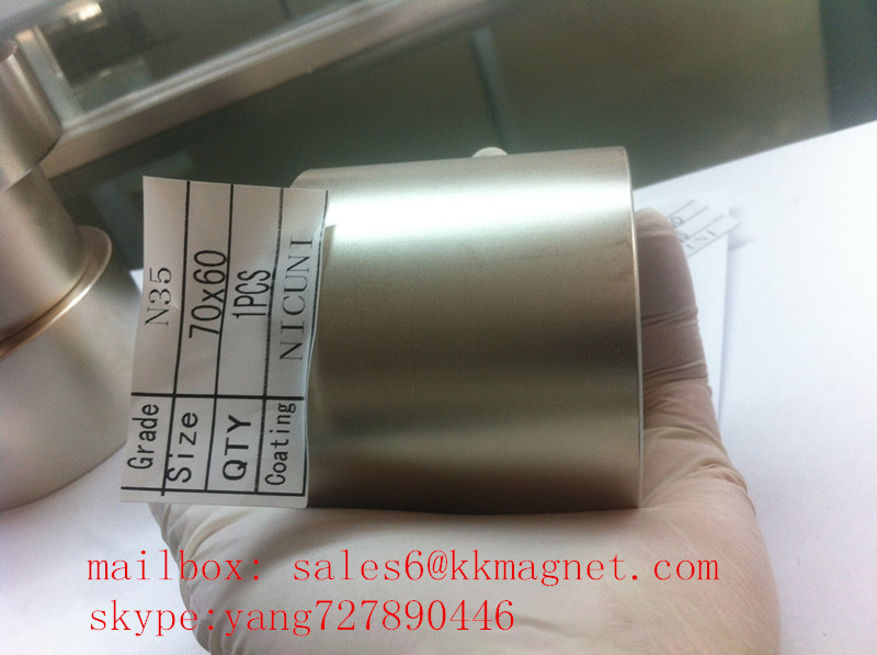 Permanent NdFeB Magnetic Neodymium Magnet D45X30 45X30