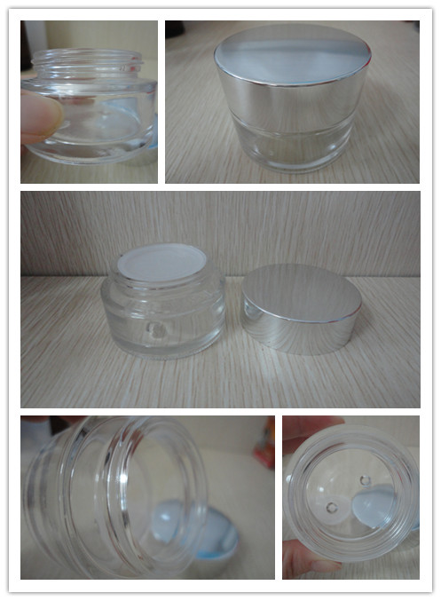 5ml, 50ml Amber Glass Cream Jar