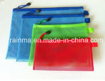 Waterproof File Document Bag Office Supply with Mesh Zipper