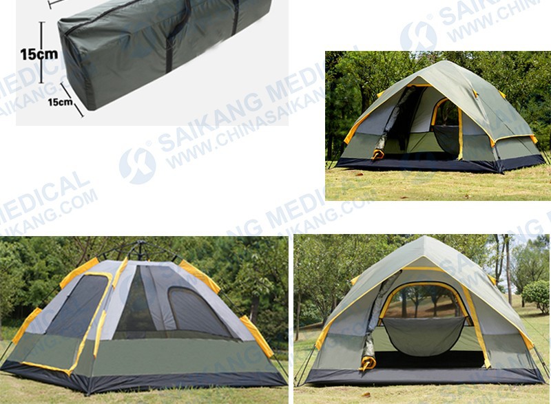 2 Person Canvas Camping Tent for Travel with Professional Service