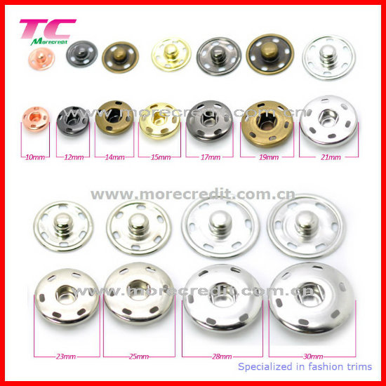Existing Mould Metal Sewing Press Snap Buttons