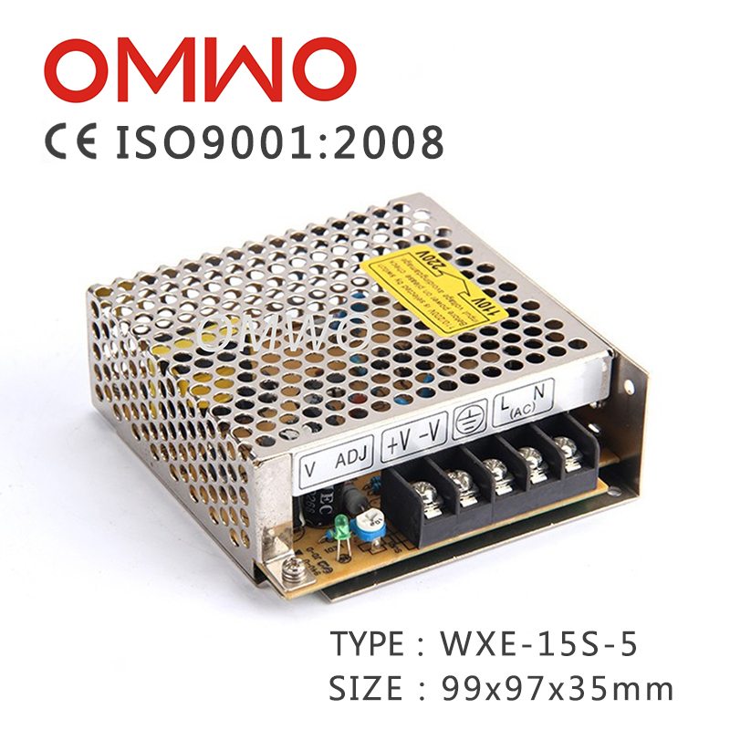 Wxe-15s-5 15W 5V 3A LED AC/DC Switching Power Supply