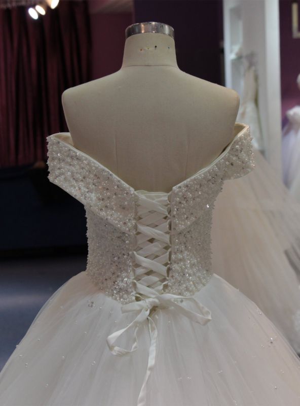 Wedding Dress with Crystal/Rhinestones