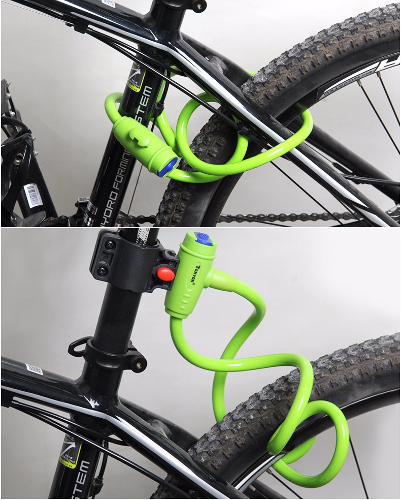 High Quality Dust Proof Bike Lock with Polybag Packing (HLK-023)