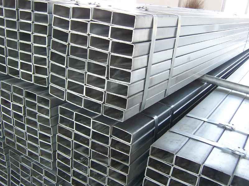 Different Sizes BS 1387 Galvanized Rectangular Welded Pipe