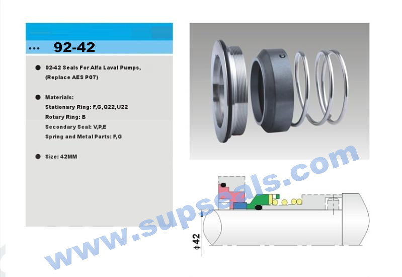 Customized Alfa Laval Pump Seal Mechanical Seal