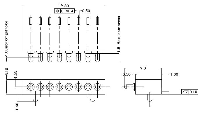 Right Angle Pogo Pin Connector