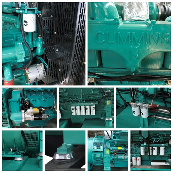 Cummins Engine 128kw 160kVA 6btaa5.9-G12 Open Type Marine Diesel Generator with Smartgen Controller