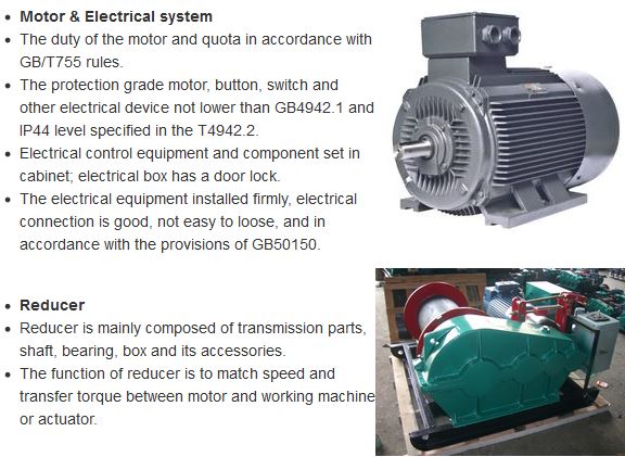 Construction and Drop Power Station Electric Control Winch