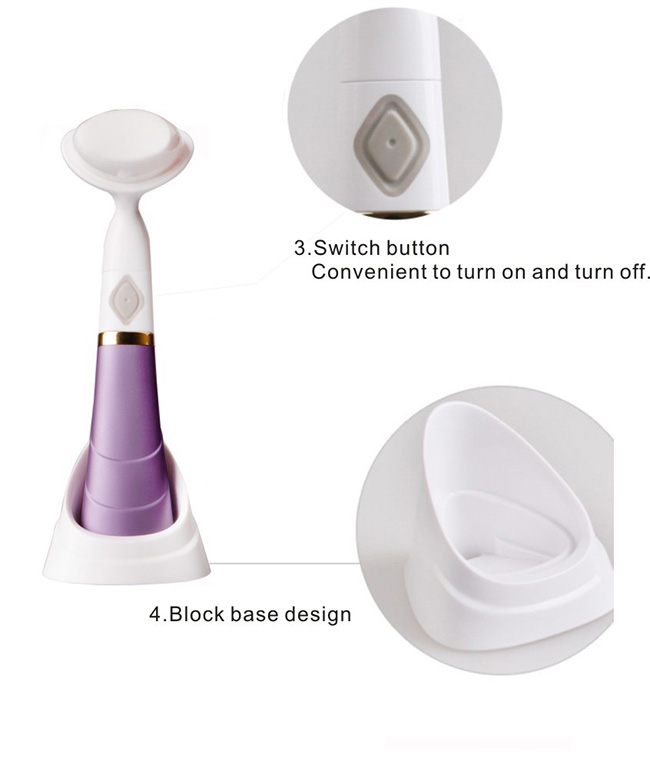 New Design Electric Face Washing Brush with Ce Facial Brush