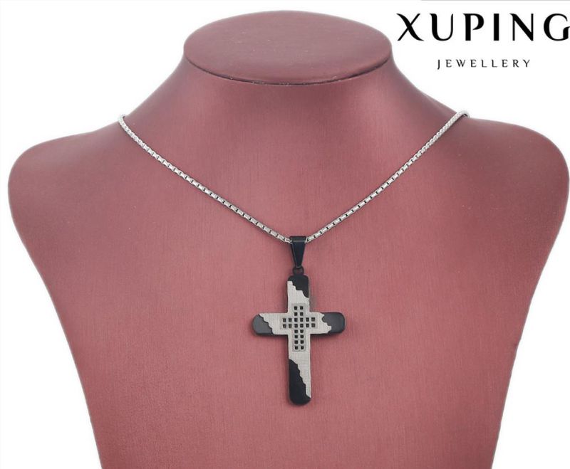 32722 Fashion Religion Series Cool Cross Stainless Steel Jewelry Chain Pendant