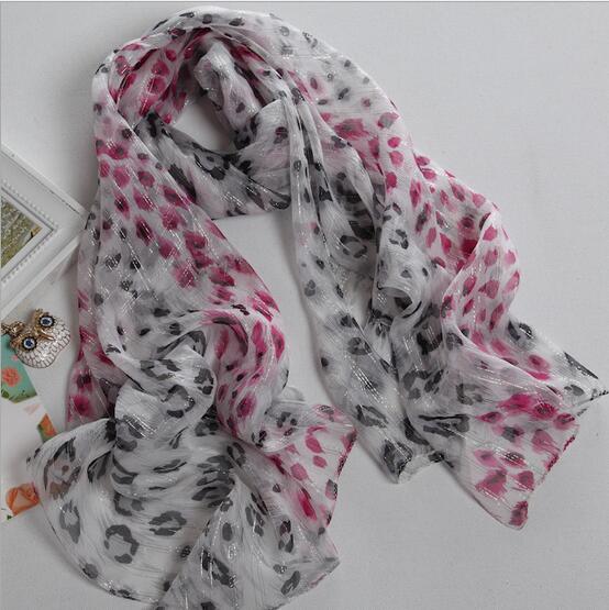 Fashion Design Woman Good Quality Scarf Silk Georgette Cappa