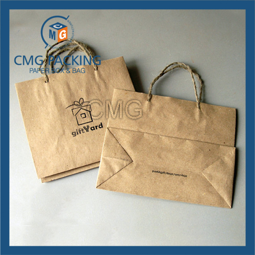 Antique Kraft Paper Bag with Paper Twist Handle