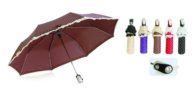 Skirt&Print Automatic 3 Fold Umbrella (YS-3FA22083780R)