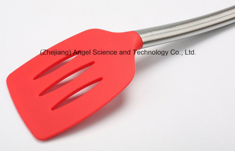 Promotional Gift Silicone Cooking Utensil Set: Silicone Slotted Spatula Sk20