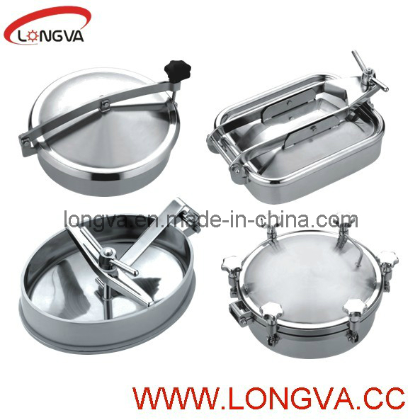 Round Sanitary Stainless Steel Tank Manhole Cover