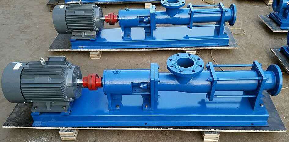 cast iron material single screw pump