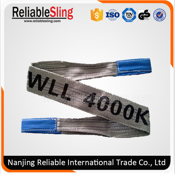 Synthetic Sling/ Weaved Sling/Polyester Webbing Sling/Lifting Sling with Lifting Eye/Webbing, Ce, GS Certificated