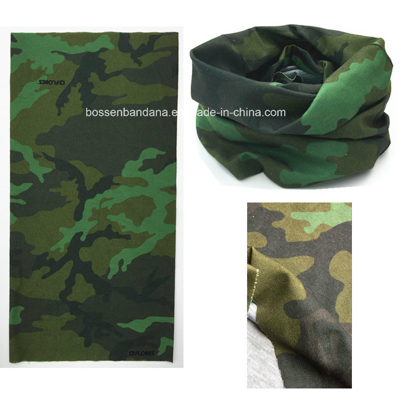 Promotional Customized Polyester Army Printing Headscarf