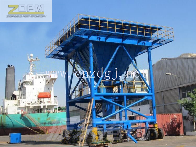 50cbm Rubber Type Mobile Dust-Proof Hopper