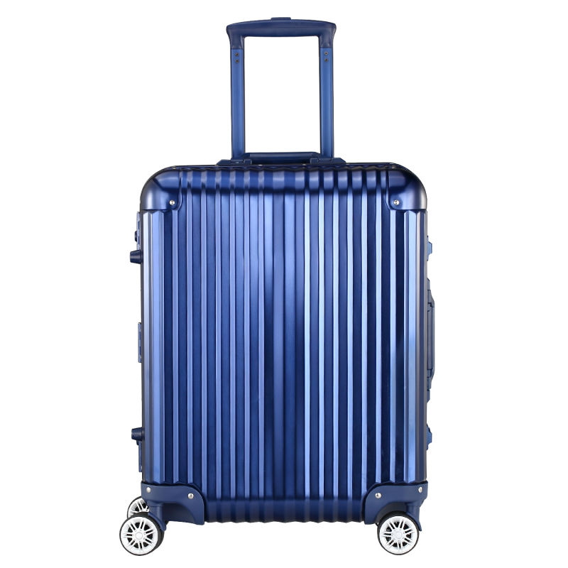 Elegant Full Aluminum Magnesium Alloy Carry on 4 Wheel Spinner Travel Case (BOA-1288)