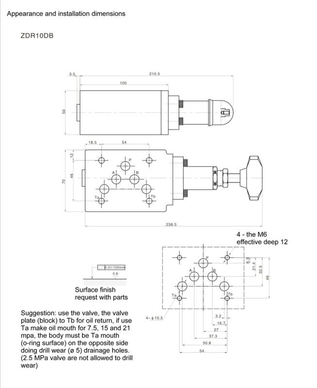 Zdr-40 Series Superposition Type Pressure Reducing Valve