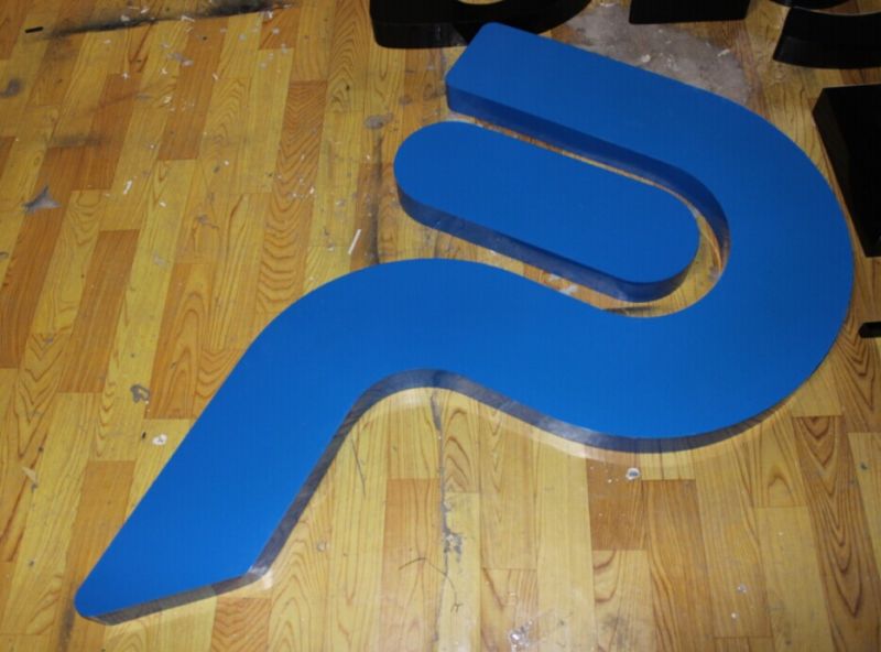 Custom Signs Metal Power Coated Steel Letters Steel Sign