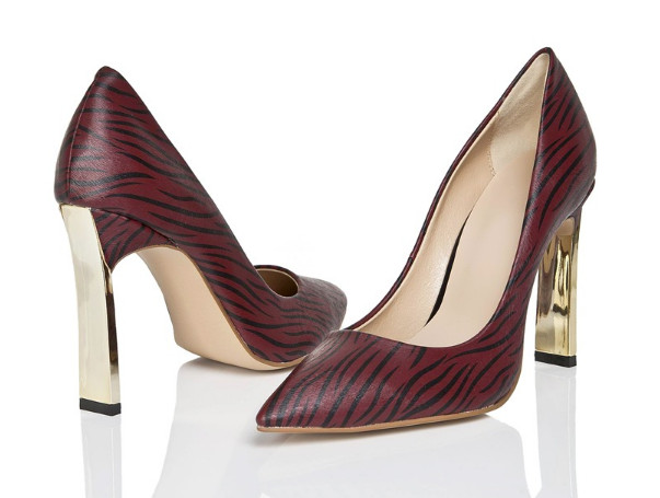 Fashion Zebra Stripe High Heel Women Shoes (HC 013)