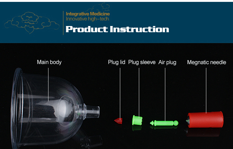 Chinese Medical Megnetic Cupping Set