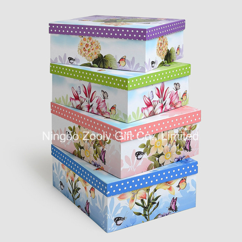 Wholesale Printing Paper Storage Gift Box / Nesting Paper Packing Boxes