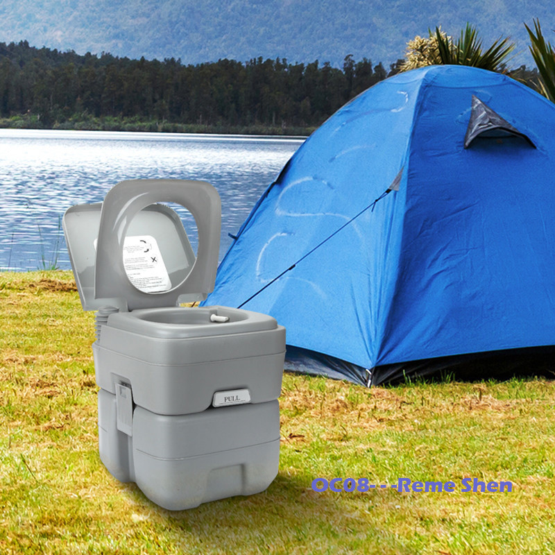 24L Outdoor Mobile Toilet HDPE Toilet Plastic Toilet