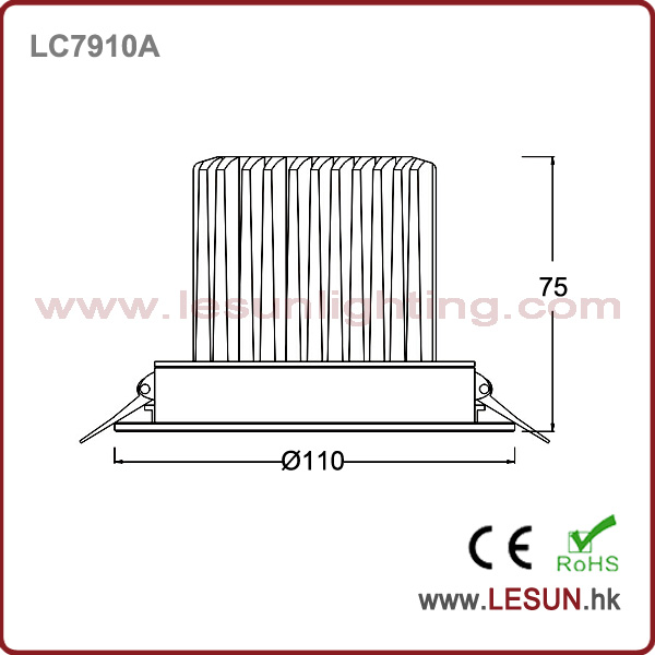 New Product 10W LED Recessed Downlight LC7910A