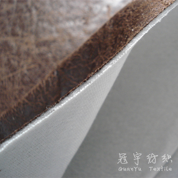 Polyester Leather Fabric 100% Polyester for Sofa