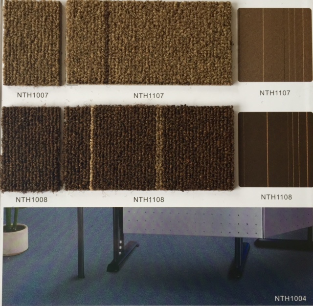 Nylon Office Carpet Tiles with PVC Backing