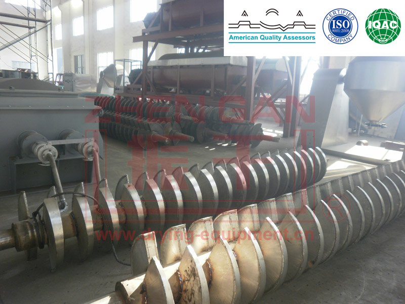 Food Industry Hollow Paddle Dryer for Protein