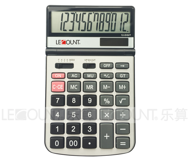 Medium Size 12 Digits Solar Power Office Desktop Calculator (CA1115)