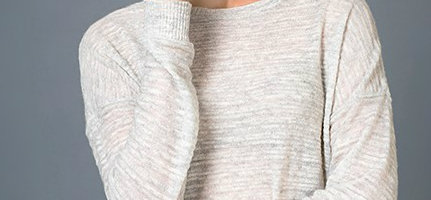 Lady's Fashion Cashmere Blend Sweater