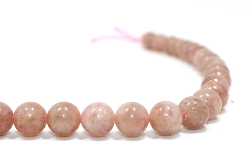 Strawberry Quartz Stone Size4 6 8 10 12mm Fashion Accessories Crystal Beads