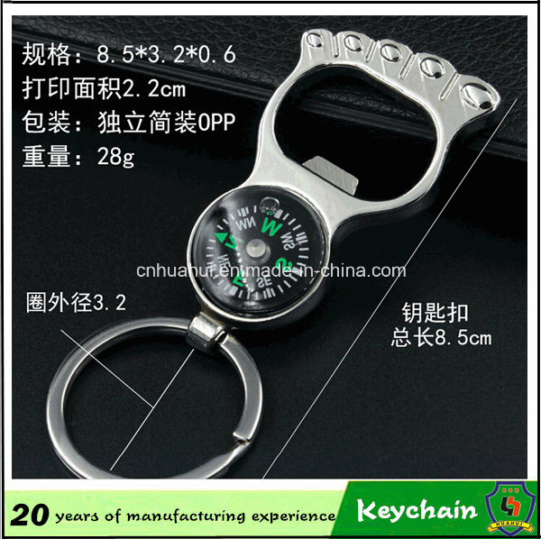 Foot Compass Opener Keychain