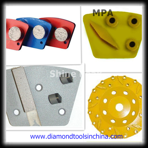 Diamond Grinding Plates for Polishing Concrete and Epoxy Resin Floor